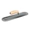 Steel City Trowels By Bon Finish Trowel, Round, Carbon Steel, 14 X 4, Wood, Long Shank 66-193 - alternate 2